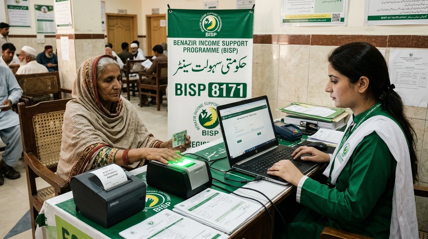 Benazir Income Support BISP 8171 Biometric Verification