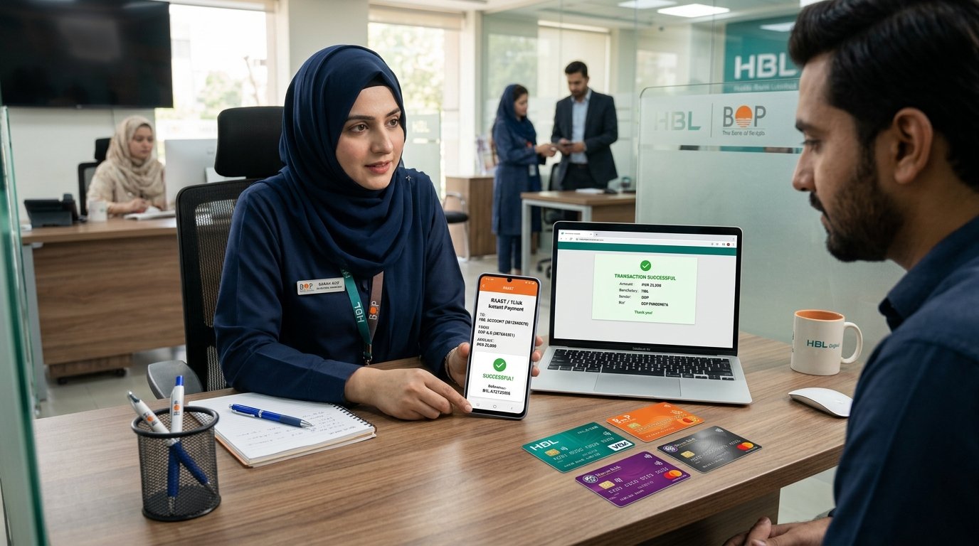 Instant Raast Inter-Bank Transfers
